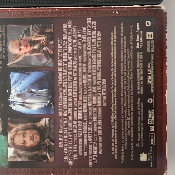 THE LORD OF THE RINGS: THE TWO TOWERS VHS - Picture 5 of 10